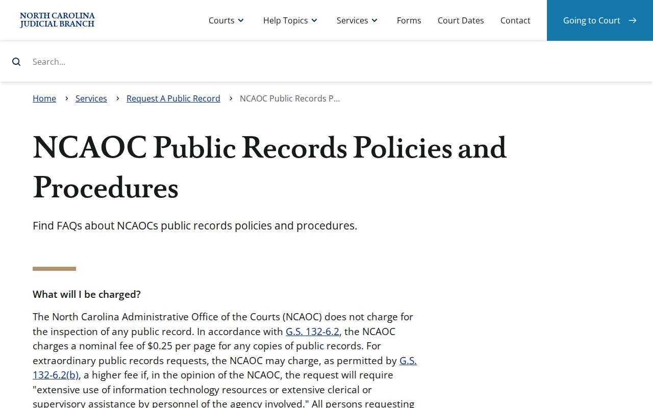 Alexander County court calendar public-record policy resource