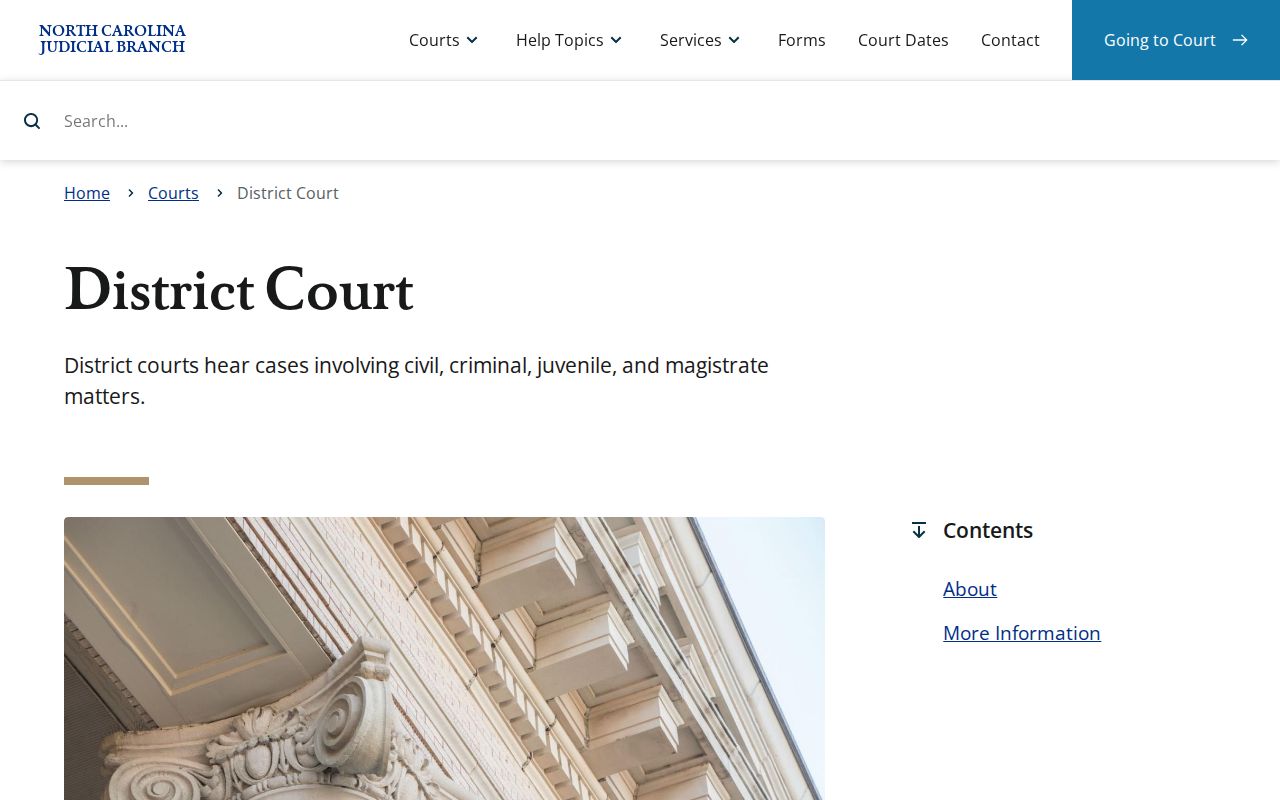Alexander County criminal docket District Court reference