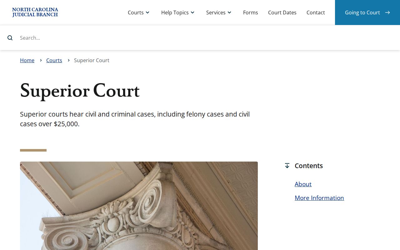 Alexander County criminal docket Superior Court reference